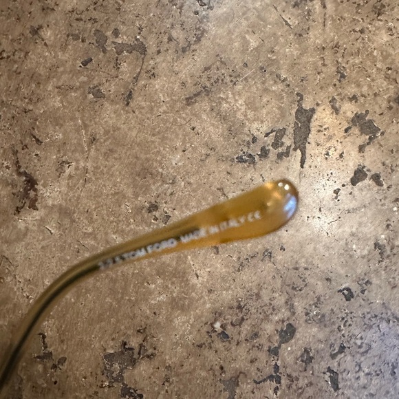 Tom Ford Gold and Brown Sunglasses - Picture 3 of 5